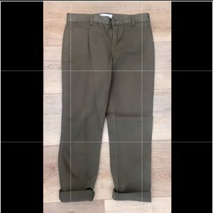 Army Green Current Elliot Trousers sz 26